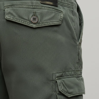 Men's Cargo Shorts Mid Length With Multiple Pockets-Jivoca