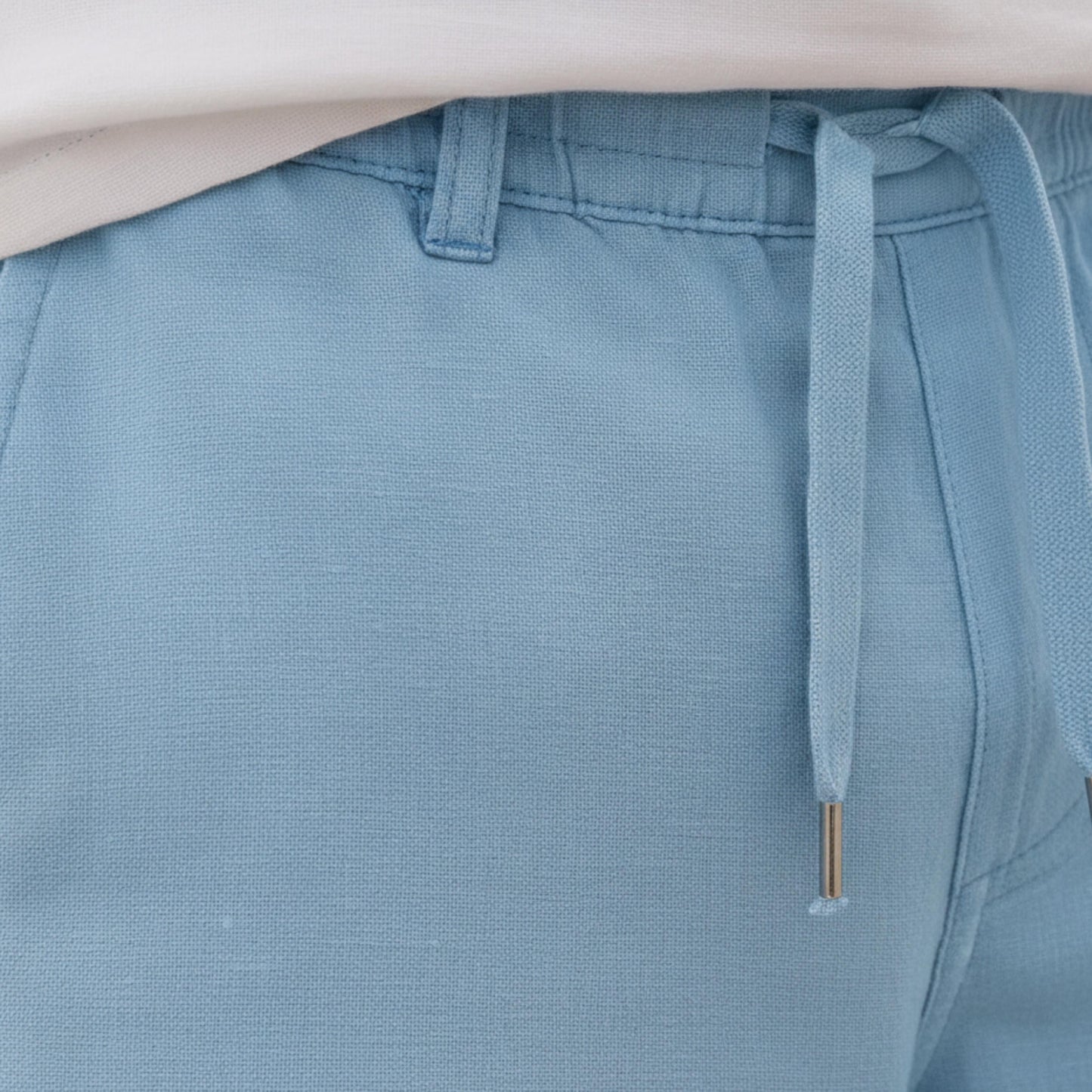 Men's Relaxed Fit Shorts With Drawstring Waist-Jivoca