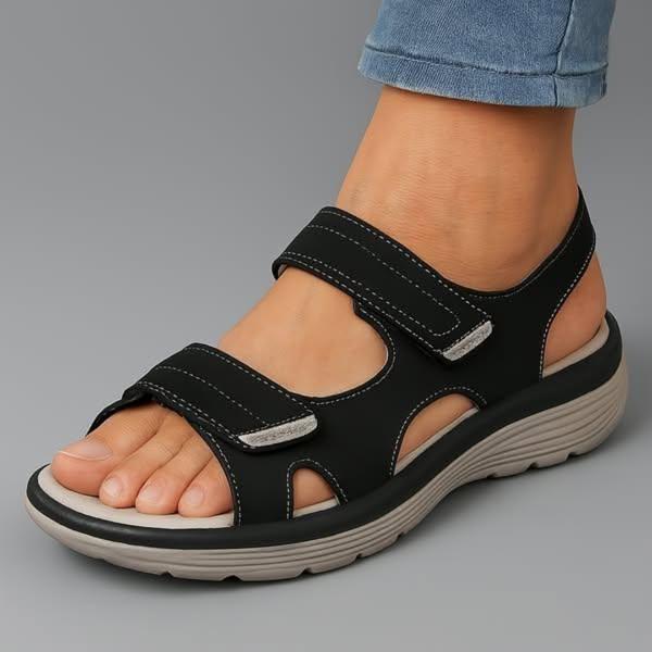 Women's Adjustable Sandals with Cushioned Footbed-Jivoca