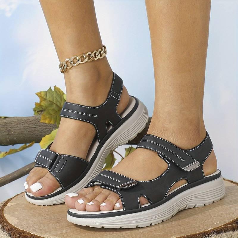 Women's Adjustable Sandals with Cushioned Footbed-Jivoca