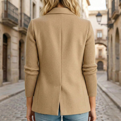 Women's Double-Breasted Blazer Style Jacket-Jivoca
