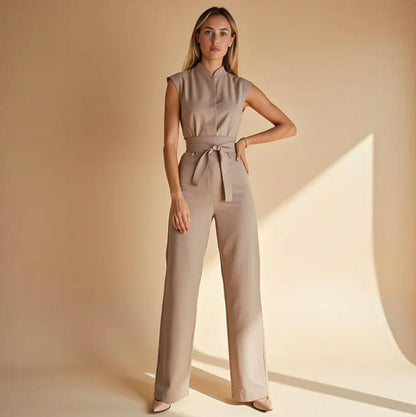 Women's Elegant Jumpsuit with Flattering Fit and Wrinkle-Free Fabric-Jivoca