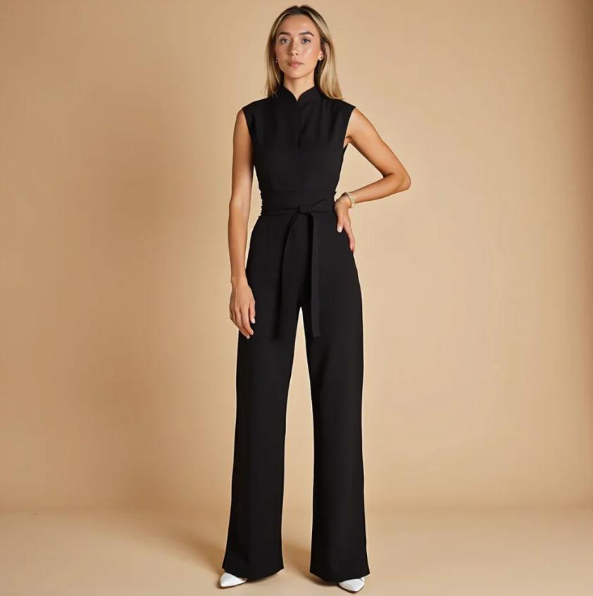 Women's Elegant Jumpsuit with Flattering Fit and Wrinkle-Free Fabric-Jivoca