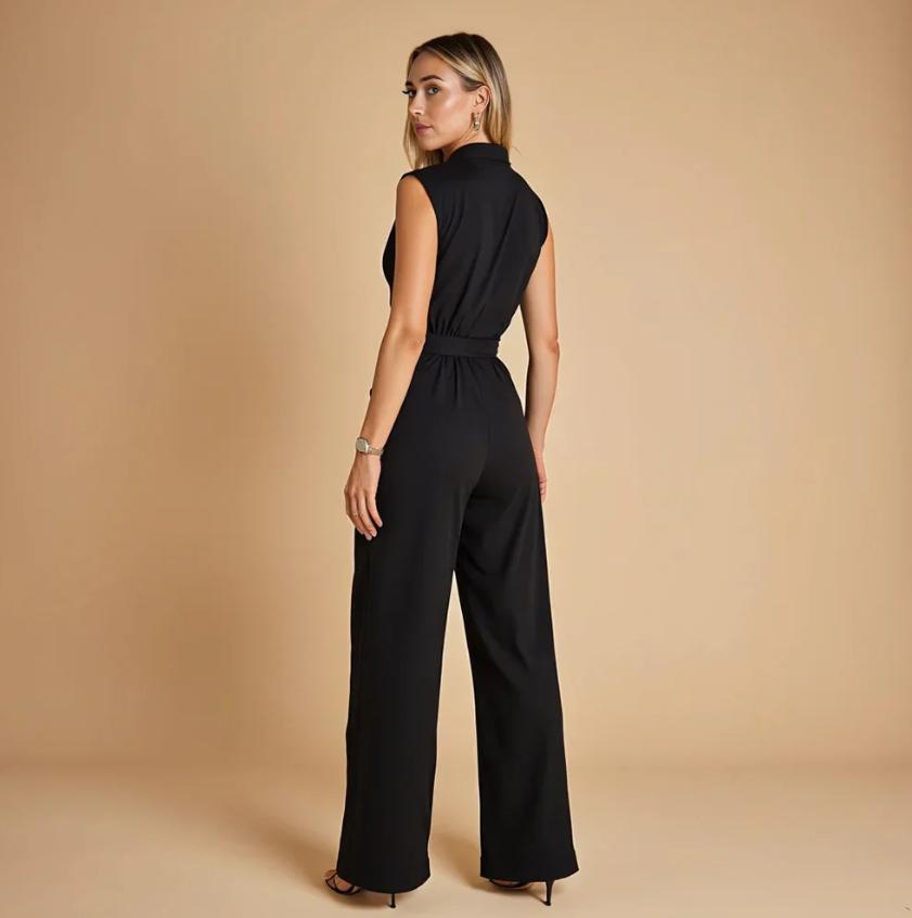 Women's Elegant Jumpsuit with Flattering Fit and Wrinkle-Free Fabric-Jivoca