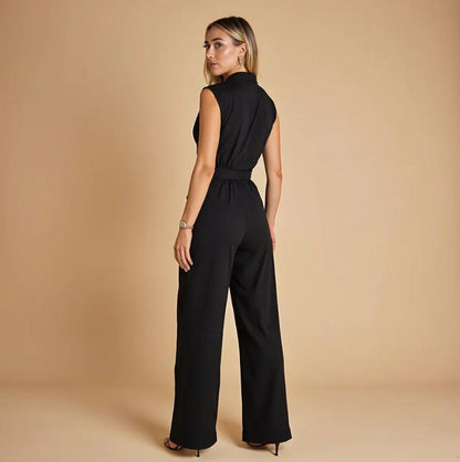 Women's Elegant Jumpsuit with Flattering Fit and Wrinkle-Free Fabric-Jivoca