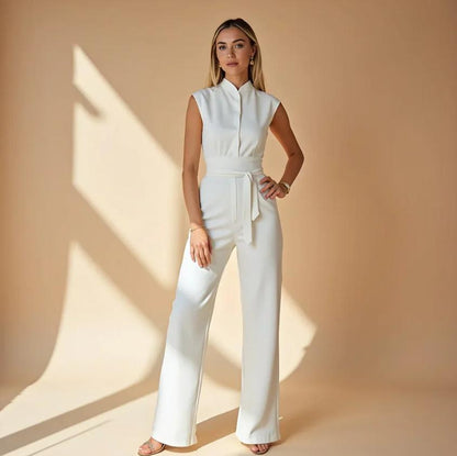 Women's Elegant Jumpsuit with Flattering Fit and Wrinkle-Free Fabric-Jivoca