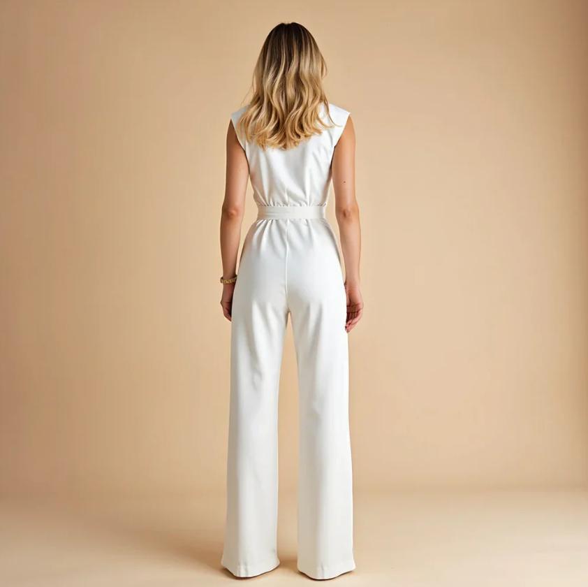 Women's Elegant Jumpsuit with Flattering Fit and Wrinkle-Free Fabric-Jivoca