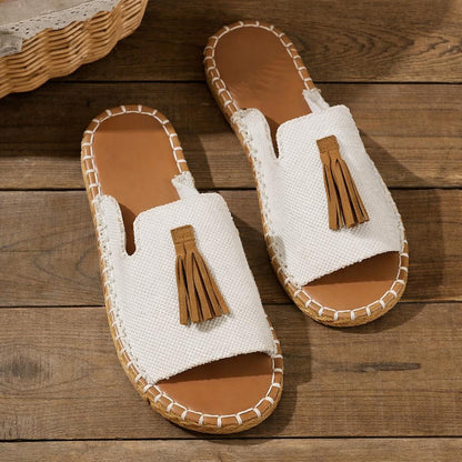Women's Flat Sandals With Cushioned Footbed-Jivoca