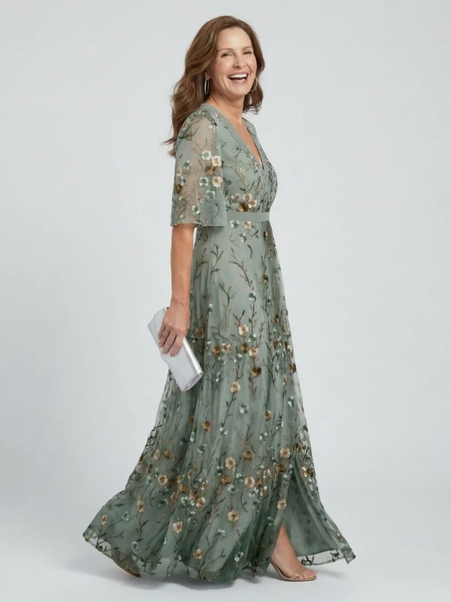 Women's Floral Print Halter Maxi Dress-Jivoca