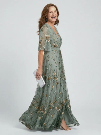Women's Floral Print Halter Maxi Dress-Jivoca