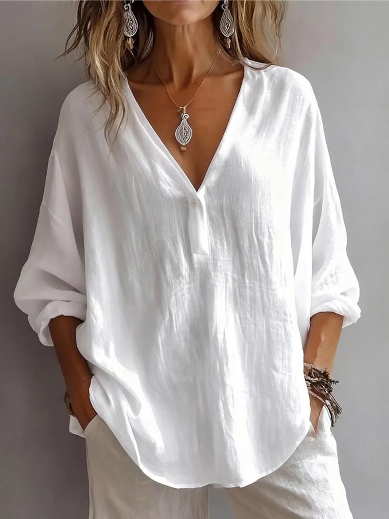 Women's Lightweight Blouse With Relaxed Fit-Jivoca