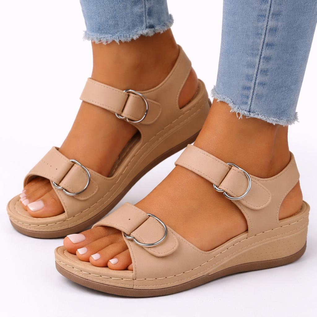 Women's Lightweight Walking Sandals With Cushioned Footbed-Jivoca