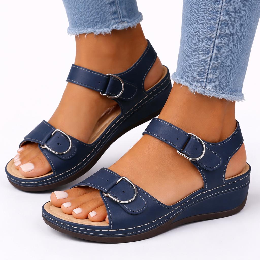 Women's Lightweight Walking Sandals With Cushioned Footbed-Jivoca