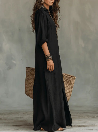 Women's Maxi Dress With Elegant Silhouette-Jivoca