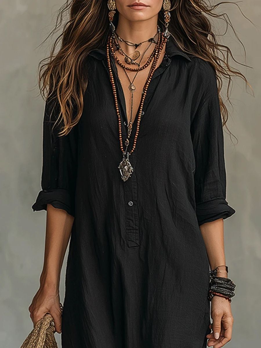 Women's Maxi Dress With Elegant Silhouette-Jivoca